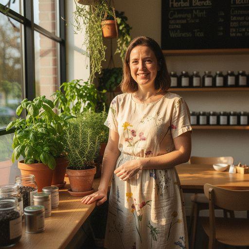 Suhe biljke i korijen ginsenga u staklenoj posudi s mirisnim začinima.
